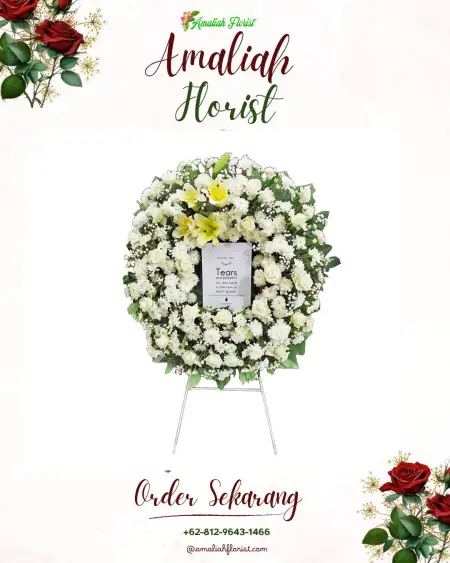 Krans Bunga Duka Karang Mumus